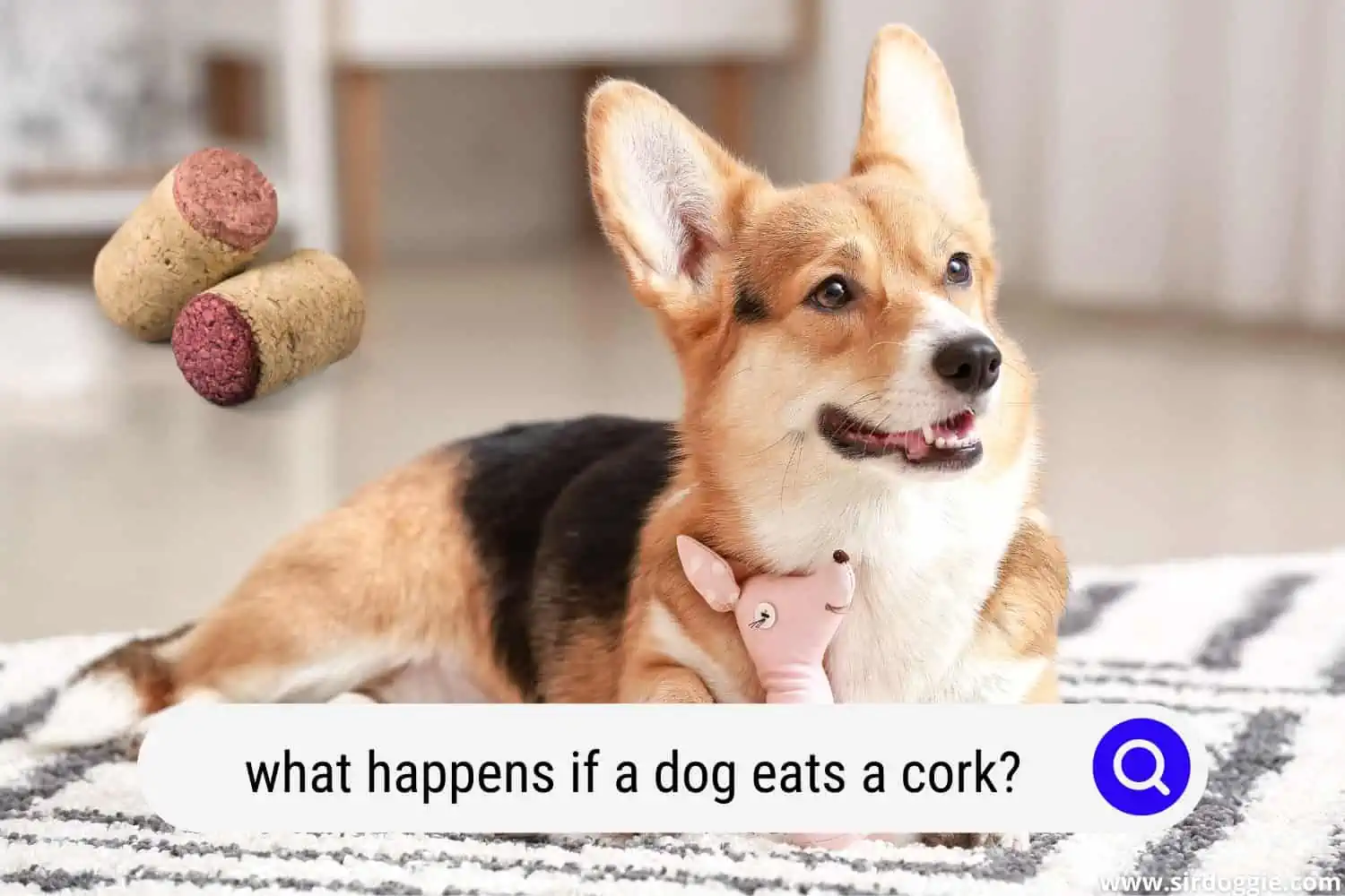 what happens if a dog eats a cork