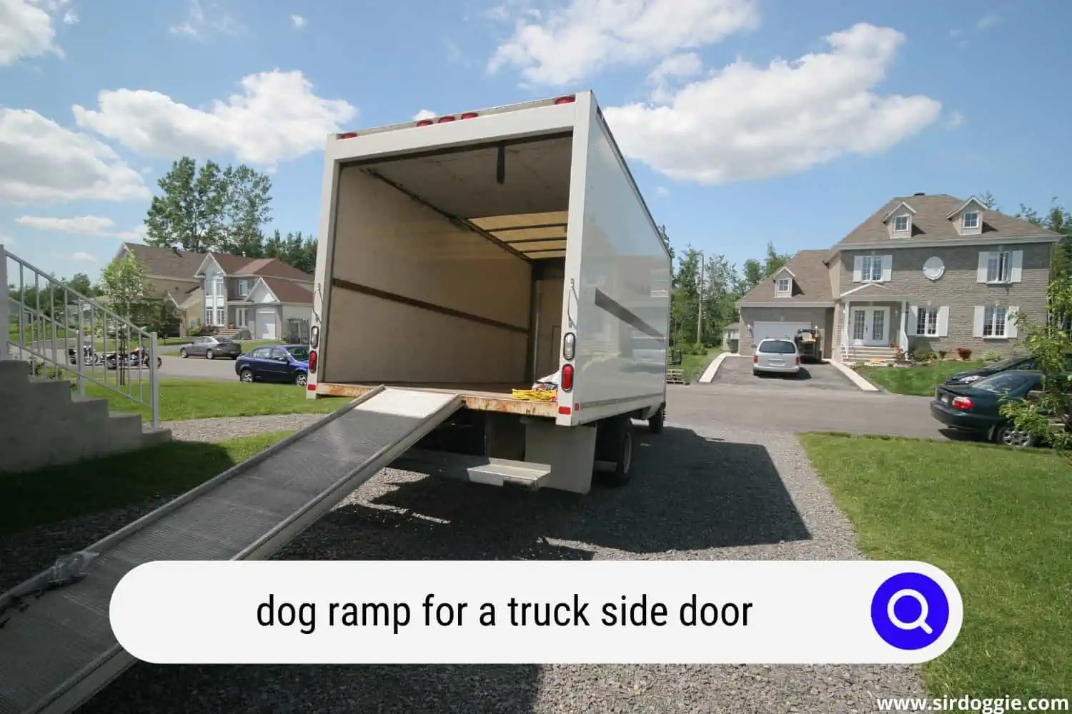 dog ramp for a truck side door