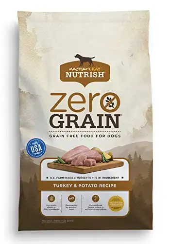 Rachael Ray Nutrish Zero Grain Natural Dry Dog Food, Turkey and Potato Recipe, 28 Pounds, Grain Free (Discontinued by Manufacturer)