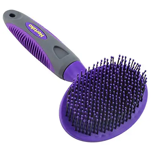 Hertzko Soft Pet Brush With Pins For Dogs, Cats - The Ultimate Dog Brush, Remove Fur, Loose Hair - Comb For Grooming Long Haired & Short Haired Dogs, Cats, Rabbits & More, Deshedding Tool, Cat...