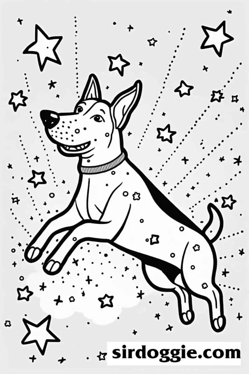 doberman coloring pages for boys