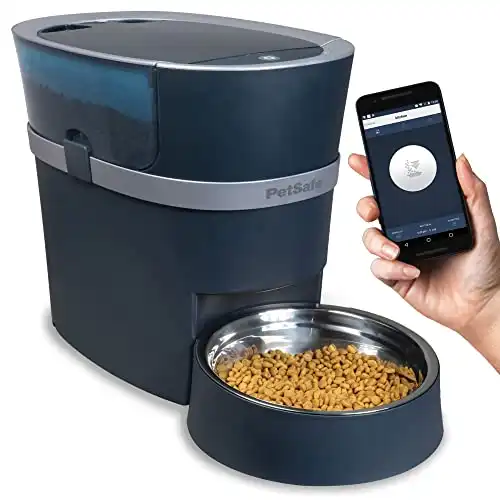 PetSafe Smart Feed Automatic Dog and Cat Feeder - Smartphone - Wi-Fi Enabled for iPhone and Android Smartphones