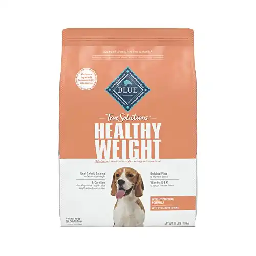 Blue Buffalo True Solutions Healthy Weight Natural Weight Control Adult Dry Dog Food, Chicken 11-lb