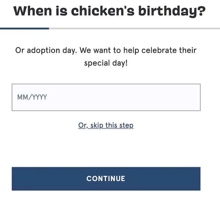 Step 5 Add the Date of Your Dogs Birthday